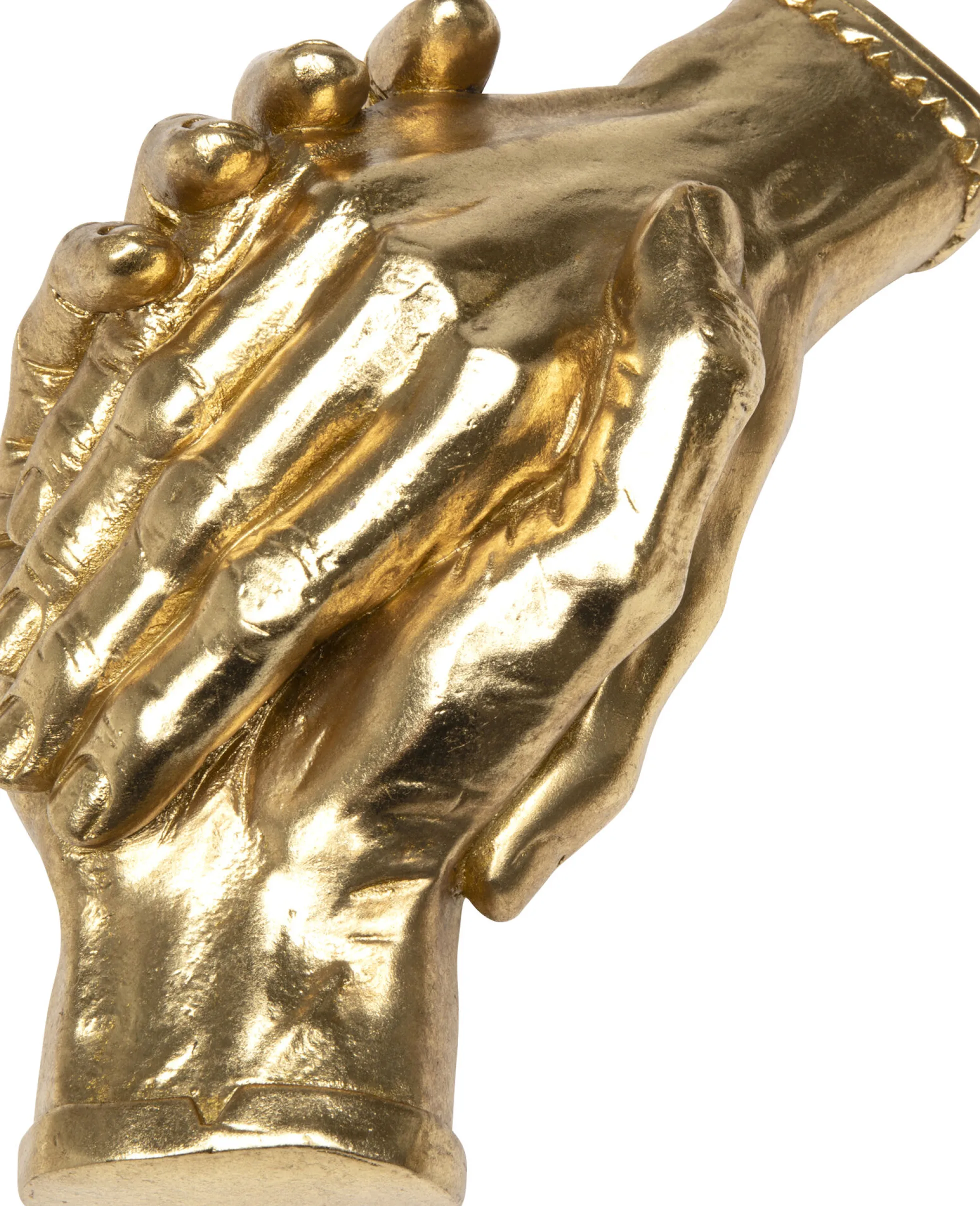 Figurka dekoracyjna Shake Hands 25 cm złota