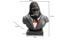 Figurka dekoracyjna Smoking Gorilla 40x48 cm
