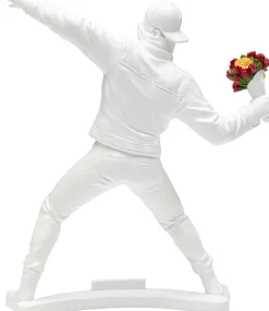 Figurka dekoracyjna Street Art Bouquet biała 27cm
