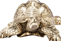 Figurka dekoracyjna Turtle 26x20 cm złota