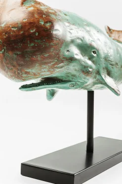 Figurka dekoracyjna Whale Base 77x39 cm zielona
