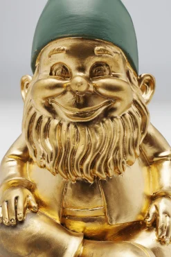 Figurka dekoracyjna Zwerg Sitting 9x19 cm zielona
