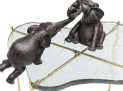 Figurki dekoracyjne Elephant Circus 54x22 cm ciemnobrązowe