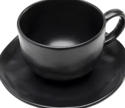 Filiżanka do kawy Organic czarna (2 części)