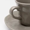 Filiżanka Espresso Organic Szara (2/part)