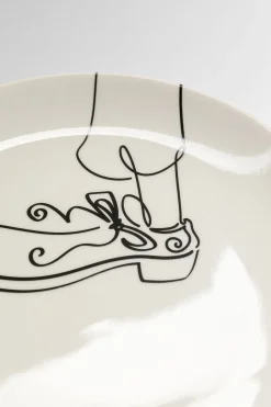 Filiżanka ze spodkiem porcelana ręcznie malowana 160 ml banan