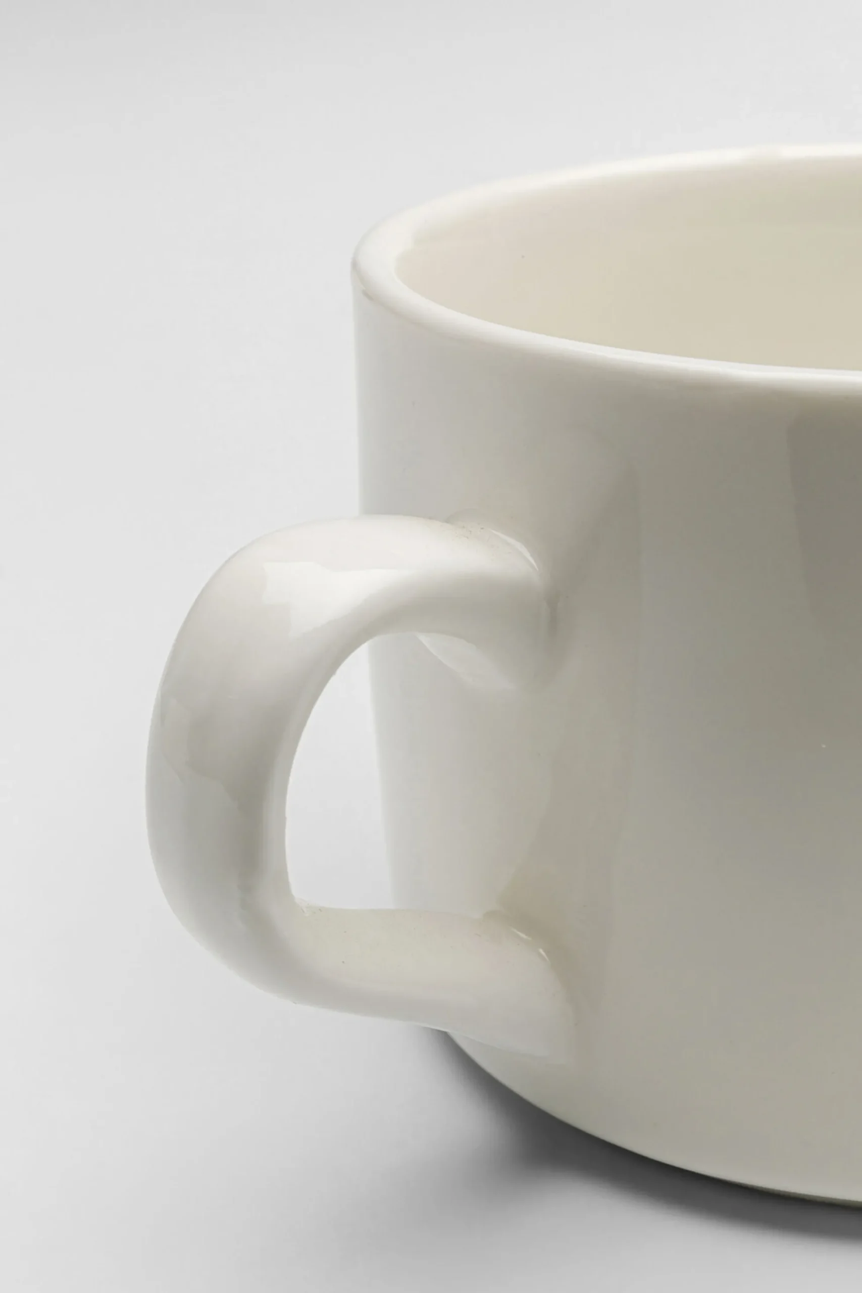 Filiżanka ze spodkiem porcelana ręcznie malowana 160 ml banan