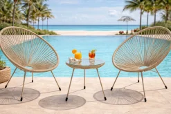 Fotel Acapulco Mono Beżowy 2/Set