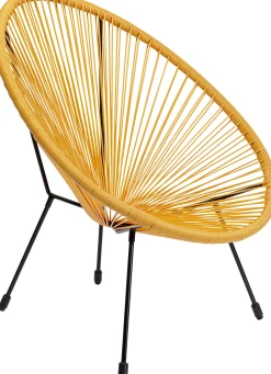 Fotel Acapulco 73x85 cm żółty