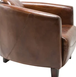 Fotel Cigar Lounge 72x70 cm brązowy skóra naturalna