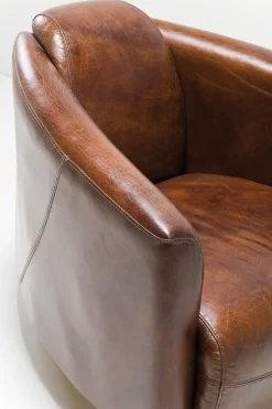 Fotel Cigar Lounge 72x70 cm brązowy skóra naturalna