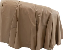 Fotel Drapes skórzany brązowy