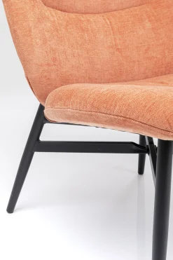 Fotel Elodie 67x105 cm jasnobrązowy - nogi czarne