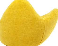 Fotel Glow Wave Medium zółty 116 cm