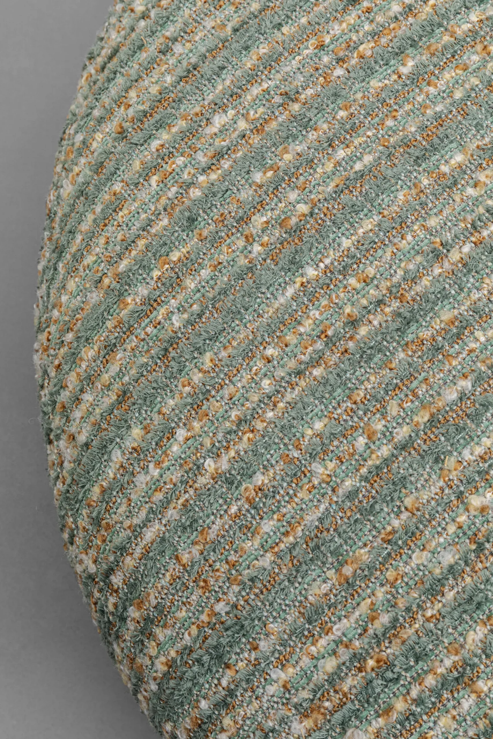 Fotel obrotowy boucle niebieskie paski podstawa złota 95x70 cm