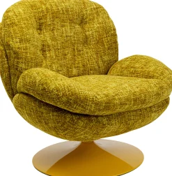 Fotel obrotowy Cosy żółty