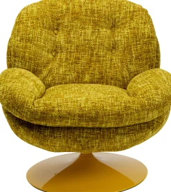 Fotel obrotowy Cosy żółty