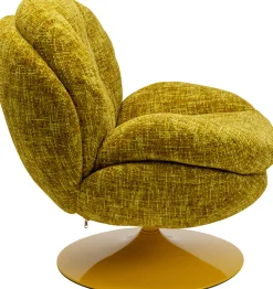 Fotel obrotowy Cosy żółty