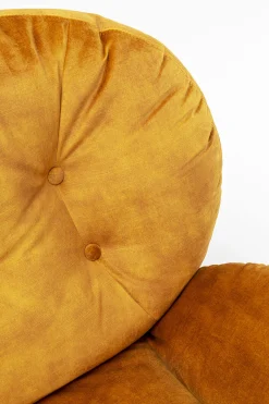 Fotel obrotowy Cosy 81x84 cm bursztynowy