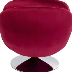 Fotel obrotowy Cosy 81x84 cm jagodowy