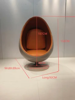 Fotel obrotowy Eye Ball Orange