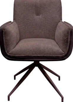 Fotel obrotowy Hilla brązowy