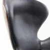 Fotel obrotowy Loung 43x114 cm czarno-orzechowy