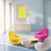 Fotel obrotowy Ovo Cream 99cm