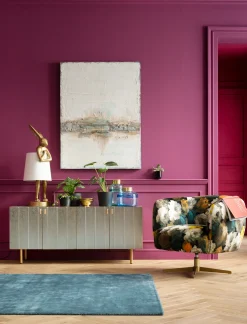 Fotel obrotowy Peony Yellow 81x70 cm