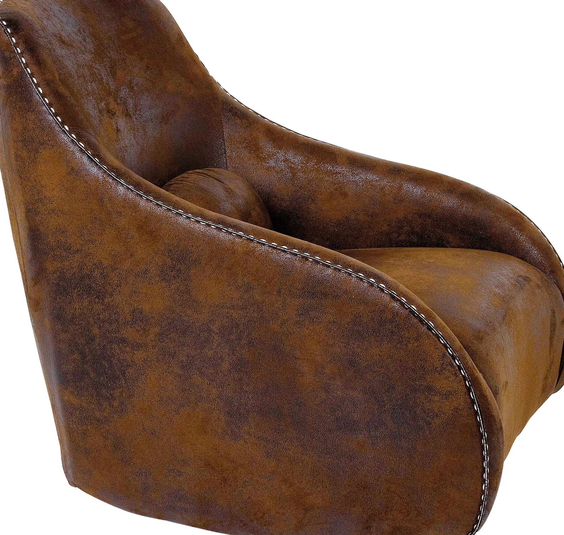 Fotel Swing Ritmo 76x83 cm brązowy