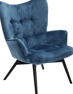 Fotel Vicky 73x94 cm niebieski