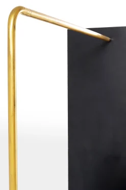 Garderoba z szufladami czarno-złota 170x180 cm
