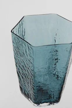 Kieliszek do białego wina szklany niebieski 300 ml 22 cm