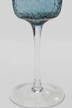 Kieliszek do czerwonego wina szklany niebieski 440 ml 24 cm