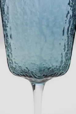 Kieliszek do czerwonego wina szklany niebieski 440 ml 24 cm