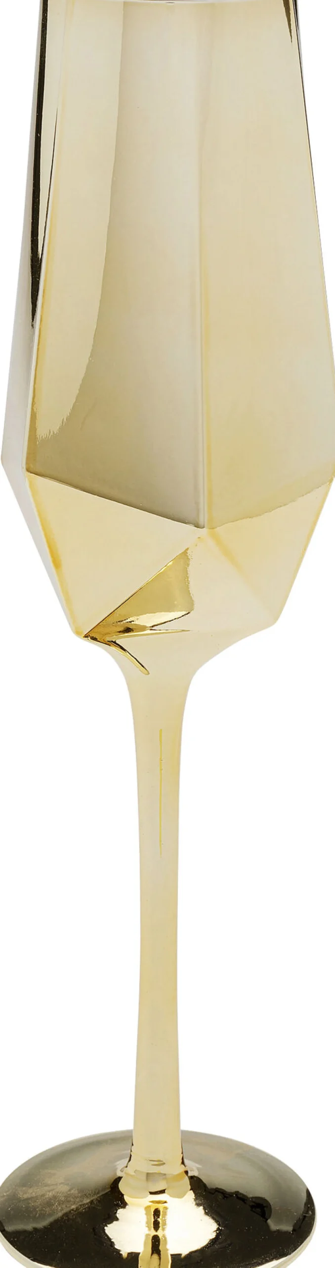 Kieliszek do szampana Diamond złoty