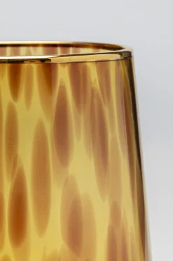 Kieliszek do wina brązowy 500 ml nóżka transparentna