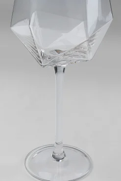 Kieliszek do wina Diamond Gold Rim 525 ml transparentny