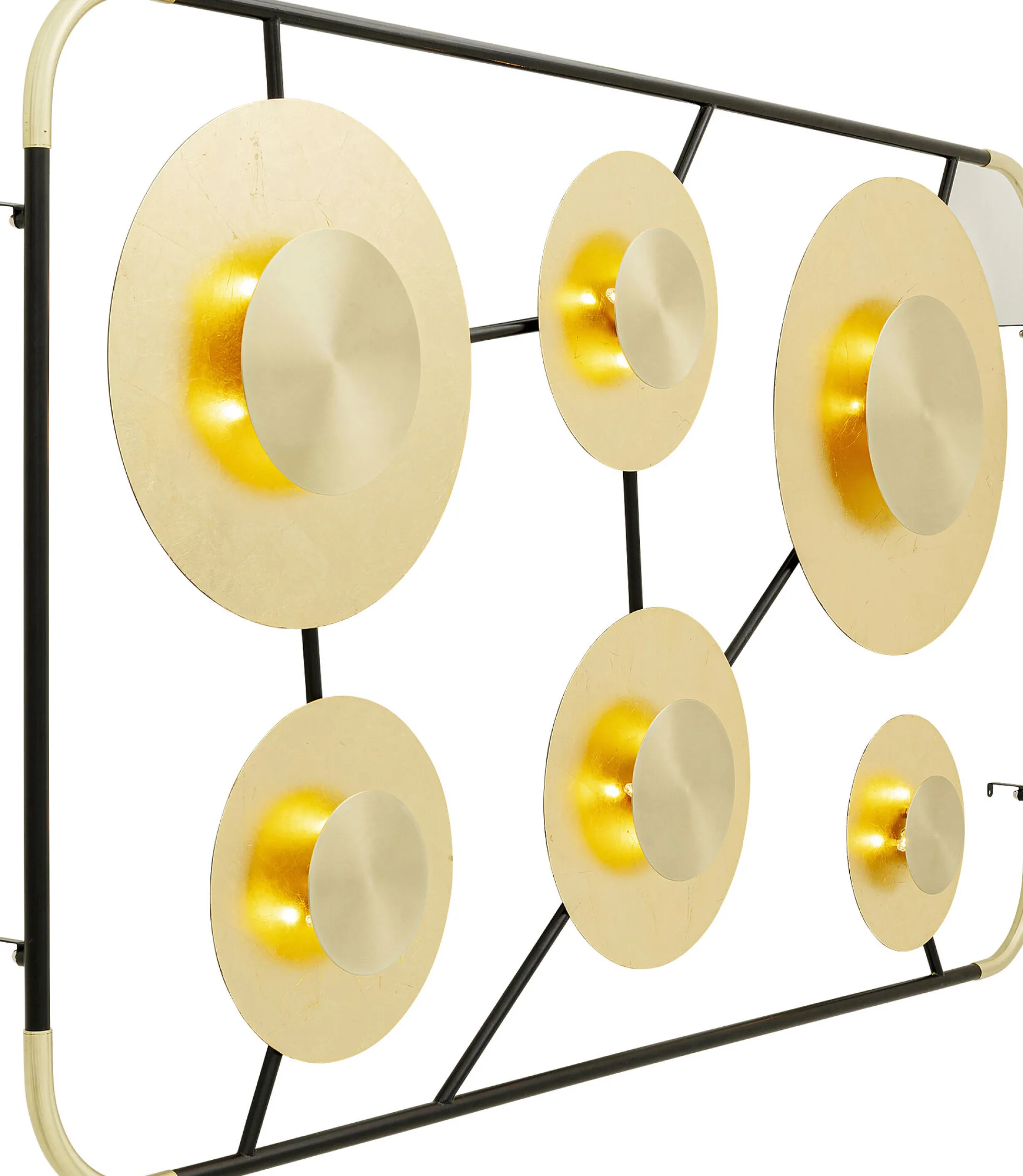 Kinkiet Disc 185x110 cm złoty