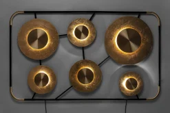 Kinkiet Disc 185x110 cm złoty