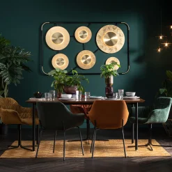 Kinkiet Disc 185x110 cm złoty
