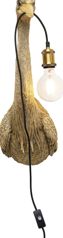Kinkiet Heron 26x62 cm złoty