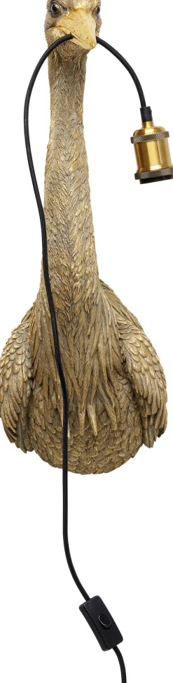 Kinkiet Heron 26x62 cm złoty