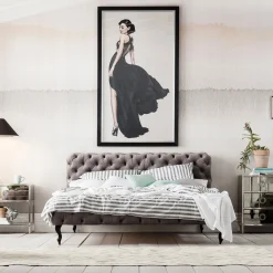 Łóżko Desire 180x200 cm szare