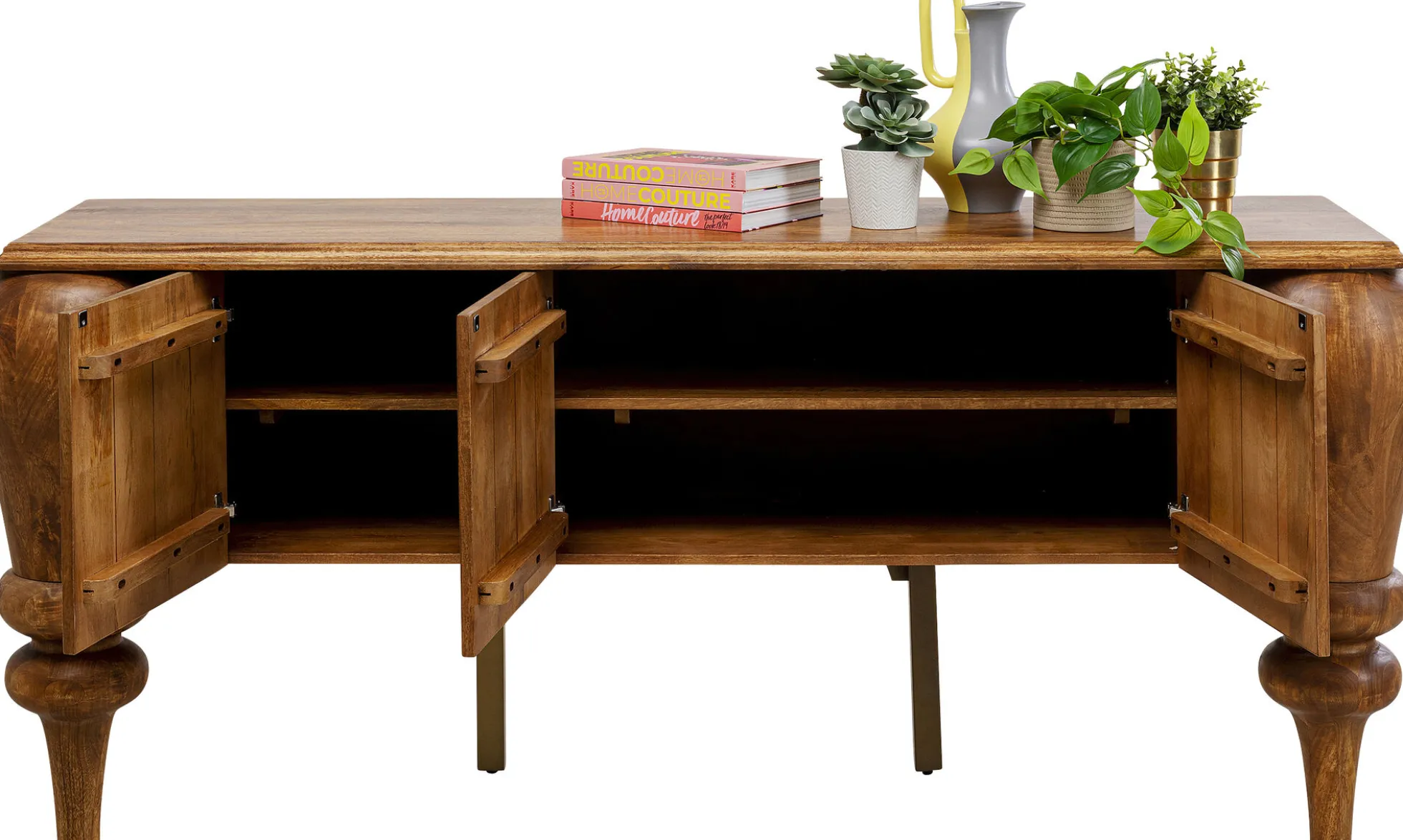 Komoda 3-drzwiowa z litego drewna mango 200x88 cm