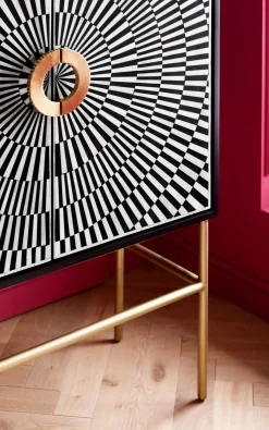 Komoda Electro 100x140 cm czarna