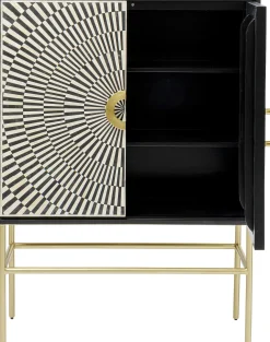 Komoda Electro 100x140 cm czarna