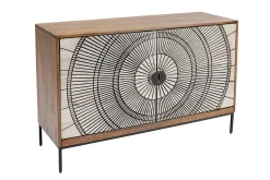 Komoda Eye of Tiger 115x78 cm mango