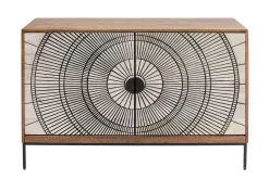 Komoda Eye of Tiger 115x78 cm mango