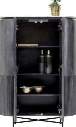Komoda Glenn 100x138 cm ciemnoszara